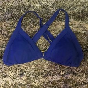 Blue target bikini top!
